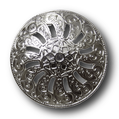 Besonders schöne Metallknöpfe mit Nostalgie Durchbruchmuster