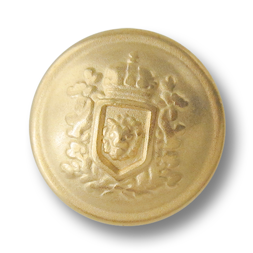 www.knopfparadies.de - 0575go - Goldfarbene Metallknöpfe mit edlem Wappen Motiv