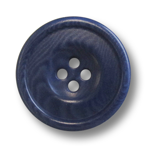 www.Knopfparadies.de - 4243kb - Blaue Vierlochknöpfe aus edler Steinnuss