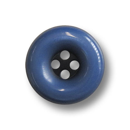 www.knopfparadies.de - 2208bl - Blau schimmernde Kunststoffknöpfe