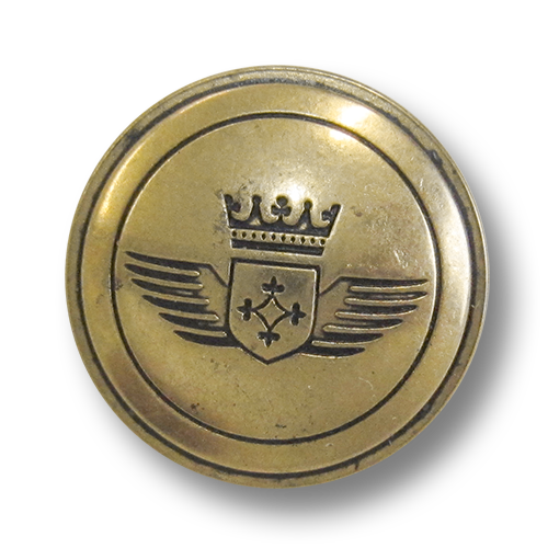 Altgoldfarbener Blazerknopf aus Metall