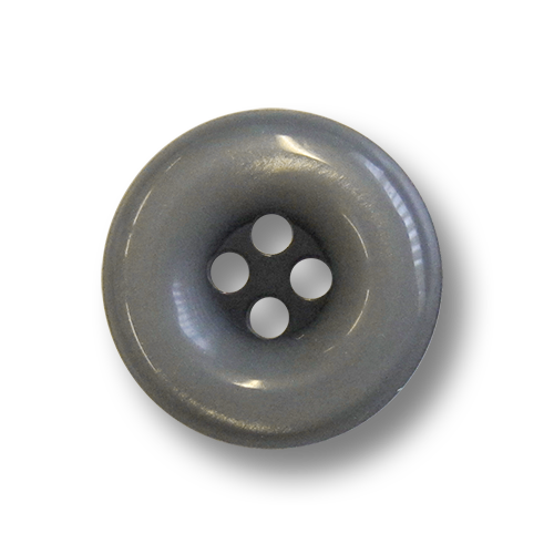 www.knopfparadies.de - 2208gr - Grau schimmernde Kunststoffknöpfe