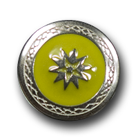 Gelb-silberfarbene Metallknöpfe