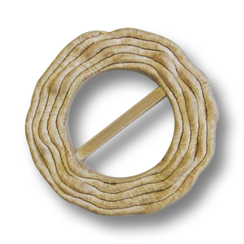 Attraktive naturweiße Schnalle
