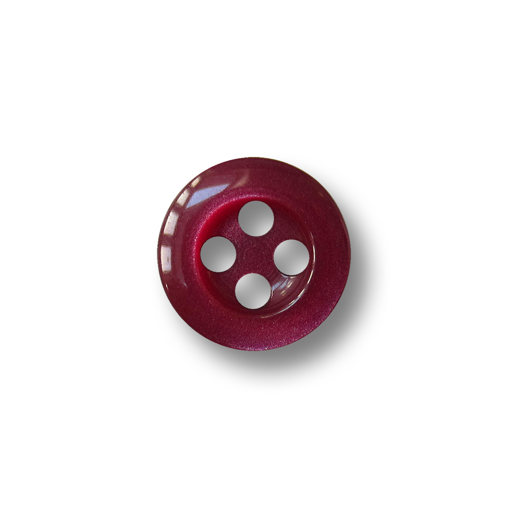Set mit 20 kleine perlmutt rote Blusen / Puppen Knöpfe