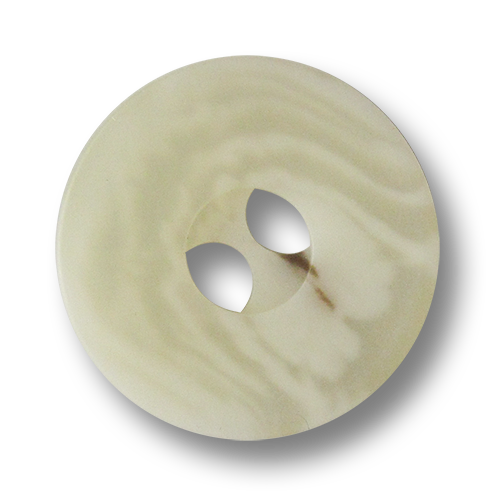 www.knopfparadies.de - 2055nw - Naturweiß gemaserte Kunststoffknöpfe