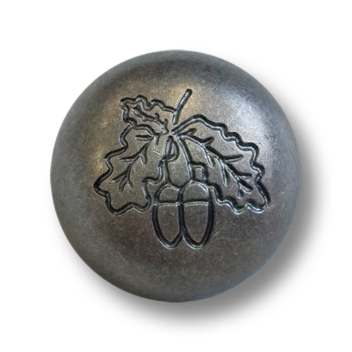 www.knopfparadies.de - 4489ei - Altsilberfarbene Trachtenknöpfe aus Kunststoff