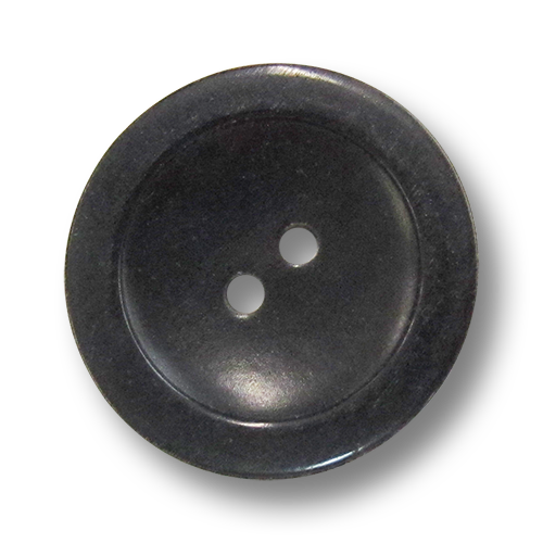www.knopfparadies.de - 5982bb - Dunkelbraune, fast schwarze Büffelhornknöpfe