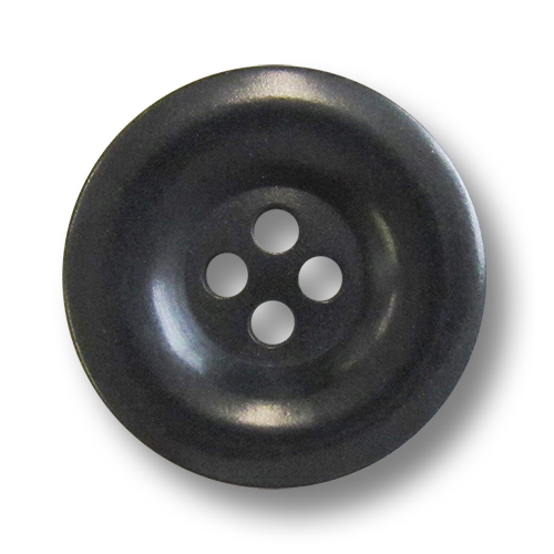 www.knopfparadies.de - 3498dg - Dunkelgraue Steinnussknöpfe mit 4 Löchern