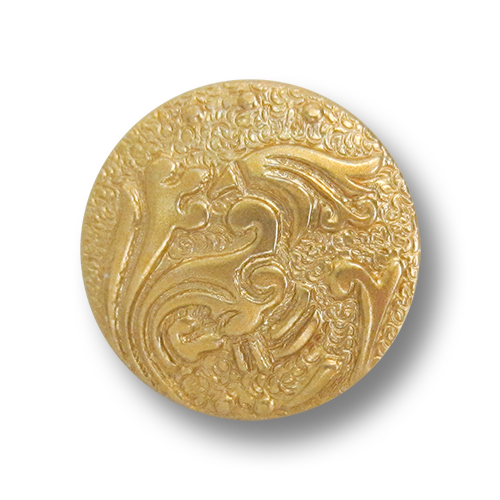 www.Knopfparadies.de - r179go - Kleine Motivknöpfe aus Kunststoff in Gold mit leichten Mängeln