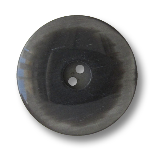 www.Knopfparadies.de - 2741gr - Grau schimmernde Kunststoffknöpfe mit Wendefunktion