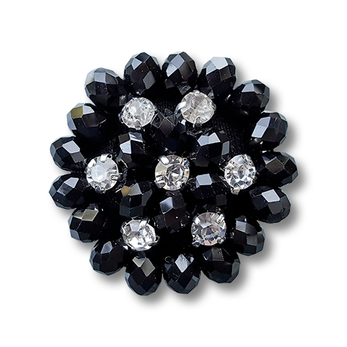 www.knopfparadies.de - 1274sc -Wundervolle Zierknöpfe mit Strass und Perlen