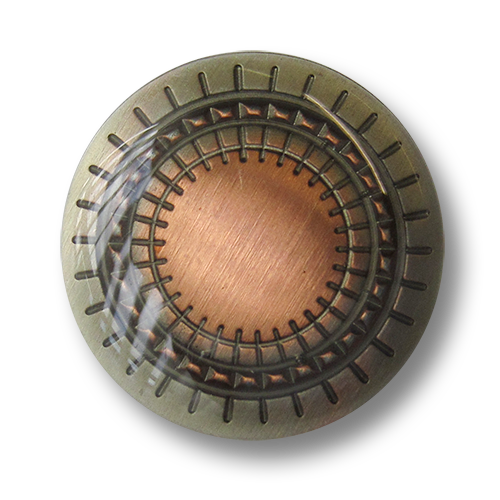 www.knopfparadies.de - 2696gk - Metallknöpfe in Multicolor