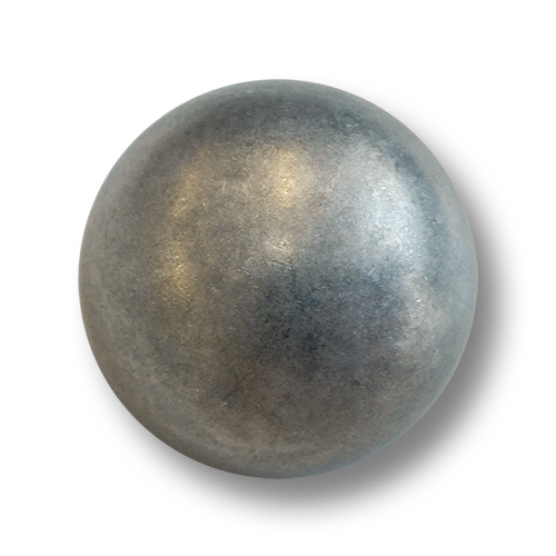 www.knopfparadies.de - 6088as - Altsilberfarbene Metallknöpfe mit starker Wölbung