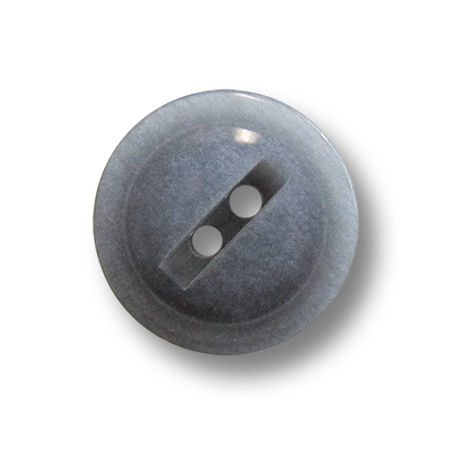 www.Knopfparadies.de - 1056gr - Kleine Zweilochknöpfe aus Kunststoff in Grau / Schwarz