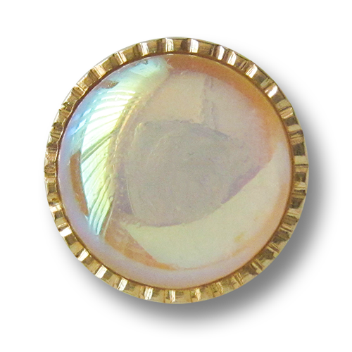 www.knopfparadies.de - 3644gp - UMwerfend schöne Kunststoffknöpfe mit Schmuckstein in Regenbogenschimmer