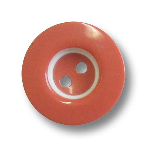 www.knopfparadies.de - 6004te - Terracottafarbene Kunststoffknöpfe
