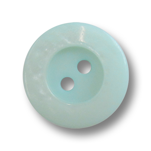 www.Knopfparadies.de - 5963hb - Zweilochknöpfe aus Kunststoff wie Perlmuttknöpfe in Mint