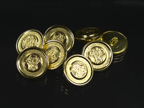 Hübscher Ösenknopf mit Monogramm