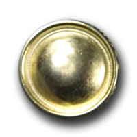 Matt goldfarbener Designerknopf