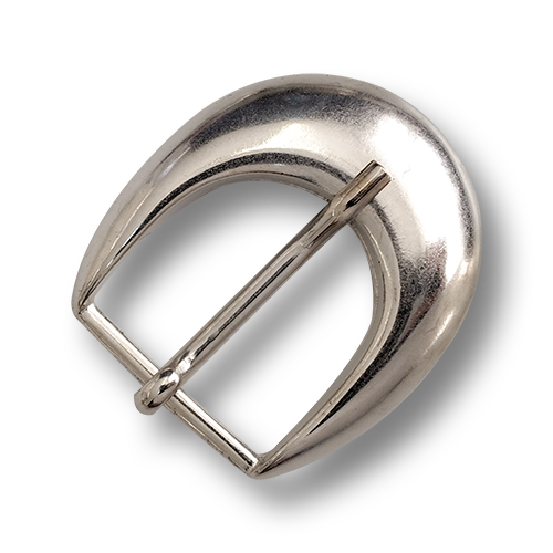 www.knopfparadies.de - 6173si - Silberfarbene Gürtelschnallen aus Metall