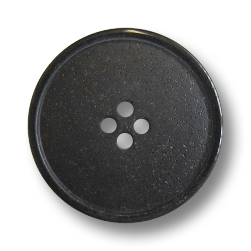 www.knopfparadies.de - 5985sc - Schwarze Kunststoffknöpfe mit vier Löchern