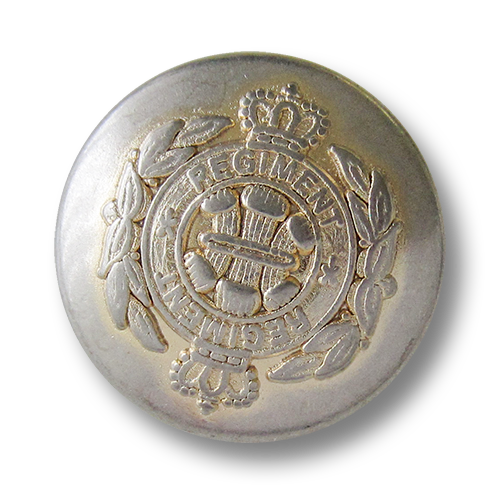 www.knopfparadies.de - 1521bi - Uniformknöpfe aus Metall in Bicolor