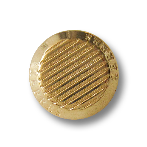 www.Knopfparadies.de - 4134go - Moderne silberne Metallknöpfe mit Schriftzug Zerres