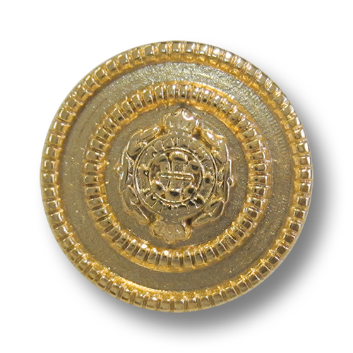 www.knopfparadies.de - 3302go - Goldfarbene Metallknöpfe