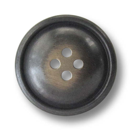 www.Knopfparadies.de - 5960ei - Leichte Metallknöpfe in eisenfarbener Vintage-Optik