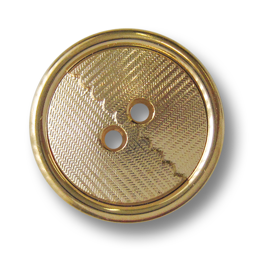 www.knopfparadies.de - 4027go - Elegante Kunststoffknöpfe mit zwei Löchern