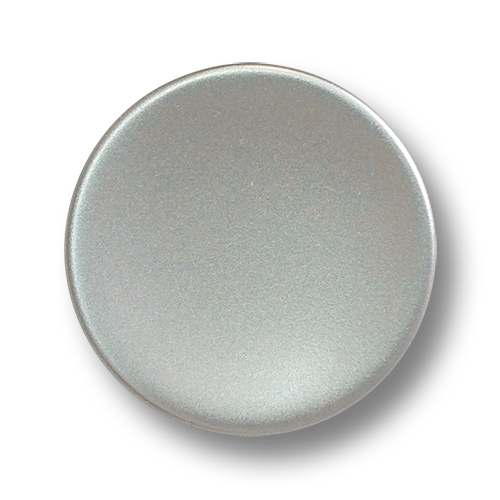 www.knopfparadies.de - 6539si - Elegante, matt silberfarbene Ösenknöpfe aus Metallblech
