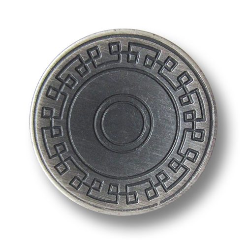 www.knopfparadies.de - 5917ei - Bicolor Metallknöpfe, günstige B-Ware