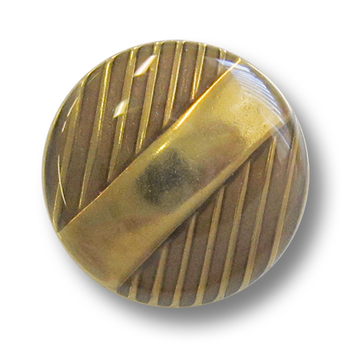 www.knopfparadies.de - 5338go - Gold- bis messingfarbene Blazerknöpfe aus Metall