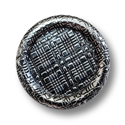 www.knopfparadies.de - 6336as - Altsilberfarbene Metallknöpfe aus Blech