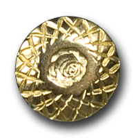 Märchenhafter mattgoldener Rosenknopf