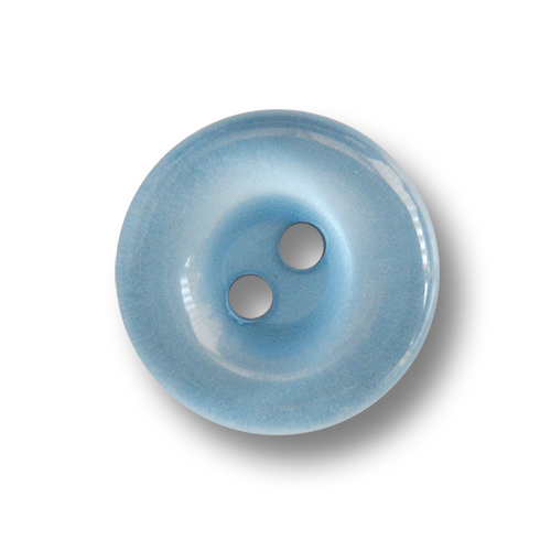 www.knopfparadies.de -  3093bl - Blaue Blusenknöpfe aus Kunststoff