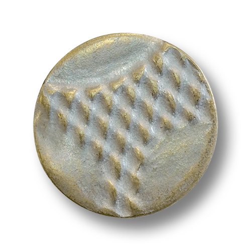 www.knopfparadies.de - 0571ms - Messingfarbene Metallknöpfe, silberfarben gekalkt.