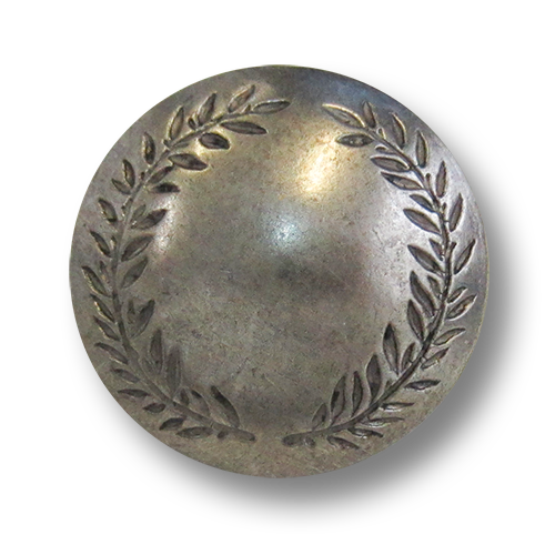 Metallknöpfe mit Lorbeerkranz, Vintage-Look für historische Kostüme