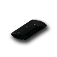 Facettierter schwarzer Knebelknopf