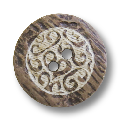 www.knopfparadies.de - 0454br - Hübsche Trachtenknöpfe aus Kunststoff