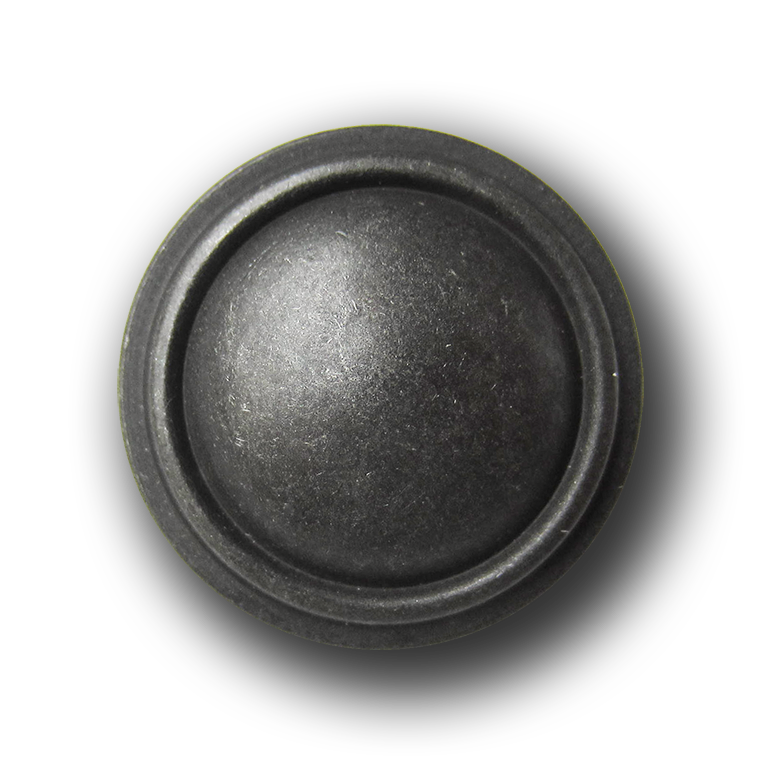 Alt wirkender eisenfarbener Metall Knopf für Uniform
