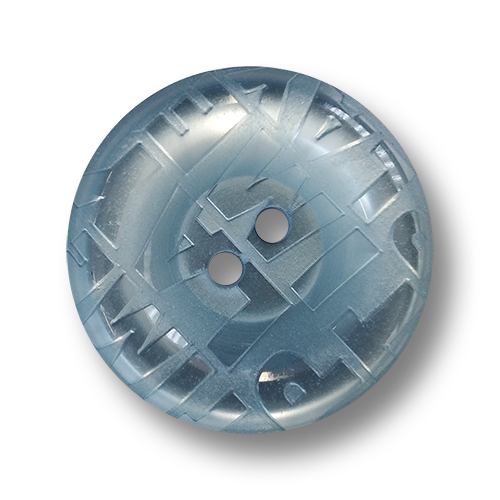 www.knopfparadies.de - 2120mb - Mittelblaue Mantelknöpfe aus Kunststoff