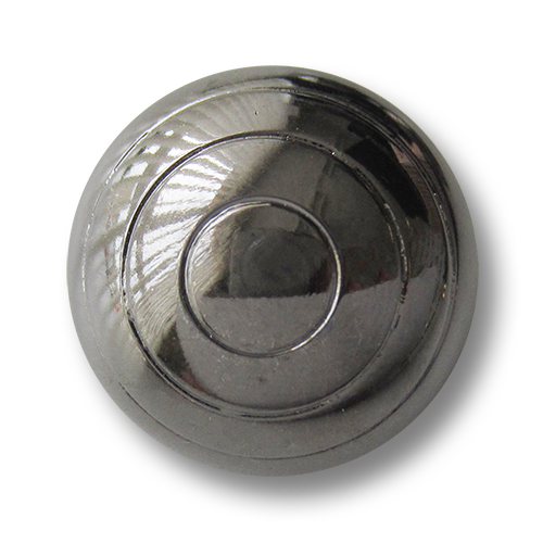 www.knopfparadies.de - 5921ch - Glänzend chromfarbene Kunststoffknöpfe
