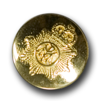 Goldfarbene Knöpfe mit interessantem Emblem