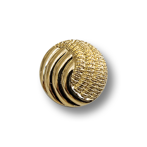www.knopfparadies.de - 6304go - Elegante, goldfarbene Blusenknöpfe aus Kunststoff