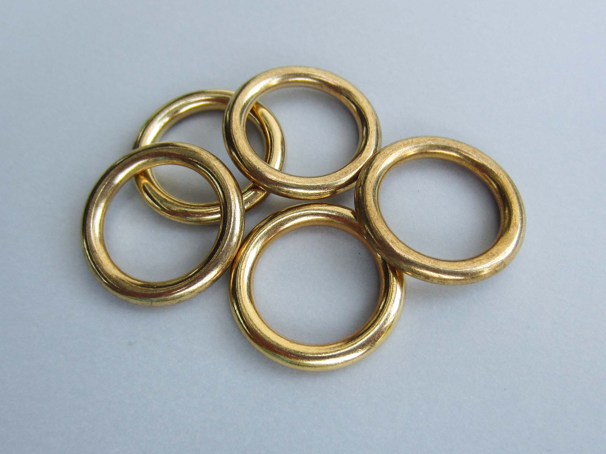 Goldfarbener Metall Ring für Schmuck, Deko & Basteln