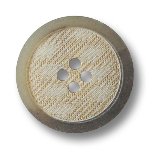 www.knopfparadies.de - 2919bb - Braun-beige gemaserte Kunststoffknöpfe