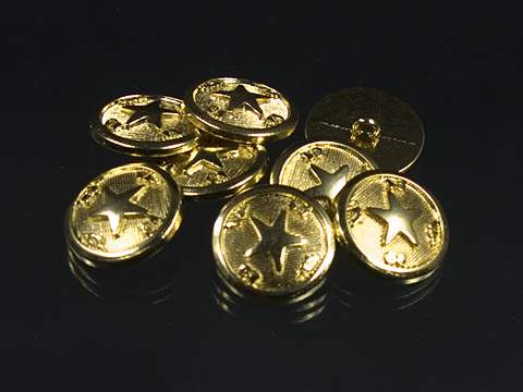 Metallknopf mit Seestern