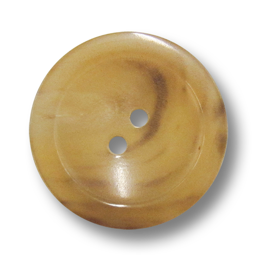 www.knopfparadies.de - 5982rr - Blond-braun gemaserte Büffelhornknöpfe